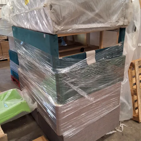 PALLET CONTAINING ASSORTED DIVAN BASE PARTS
