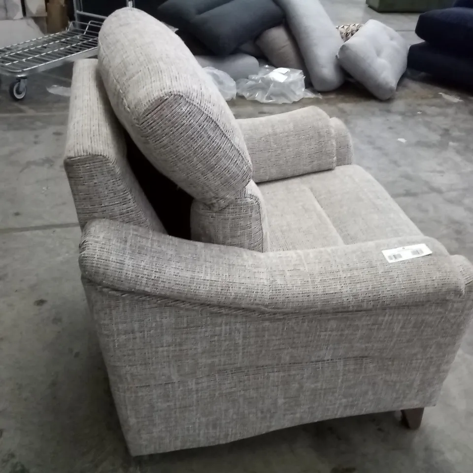 DESIGNER G PLAN HURST CHAIR - MOORE AUTUMN FABRIC 