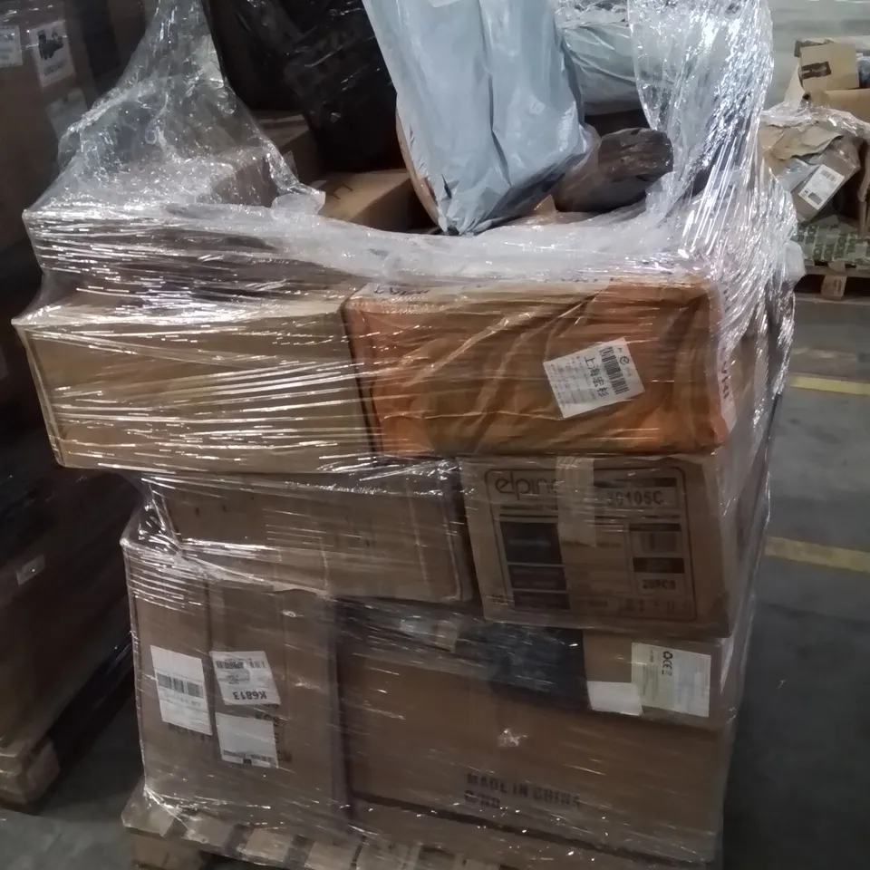 PALLET CONTAINING VARIOUS ASSORTED BOXED HOUSEHOLD/ELECTRONIC/MECHANICAL ITEMS 