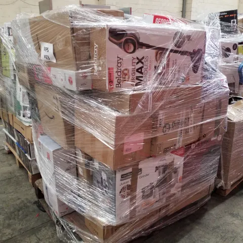 PALLET OF APPROXIMATELY 41 UNPROCESSED RAW RETURN HOUSEHOLD AND ELECTRICAL GOODS TO INCLUDE