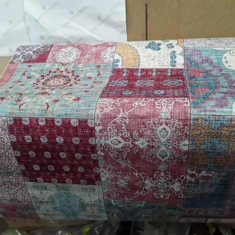 MADELINE FLATWEAVE PINK/BLUE/CREAM RUG