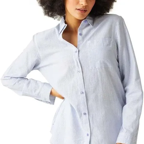 BRAND NEW REGATTA WOMENS PRIMEVERE COTTON BLEND LONG SLEEVED SHIRT - 10