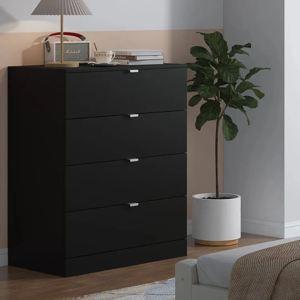 BOXED MERDAN 4-DRAWER CHEST OF DRAWERS (1 BOX)