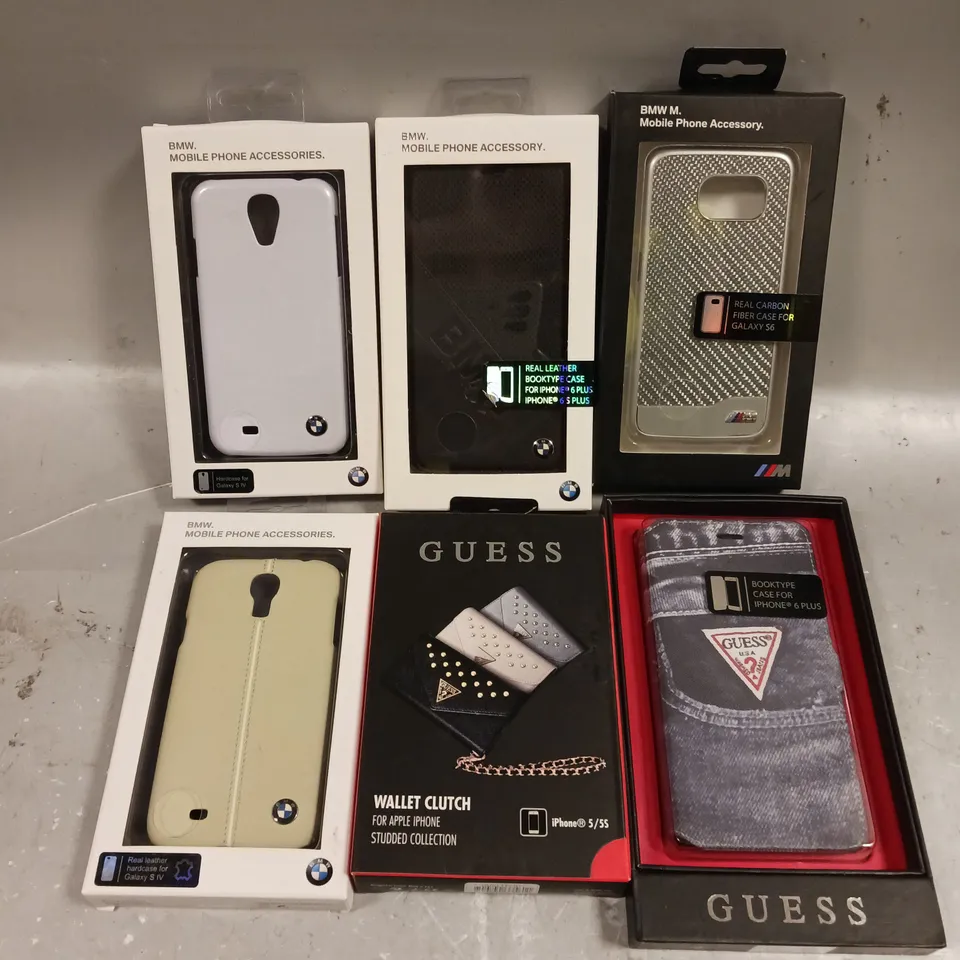 50 ASSORTED SMARTPHONE PROTECTIVE CASES FOR VARIOUS MODELS TO INCLUDE IPHONE 6 PLUS, GALAXY S6, IPHONE 5 ETC 