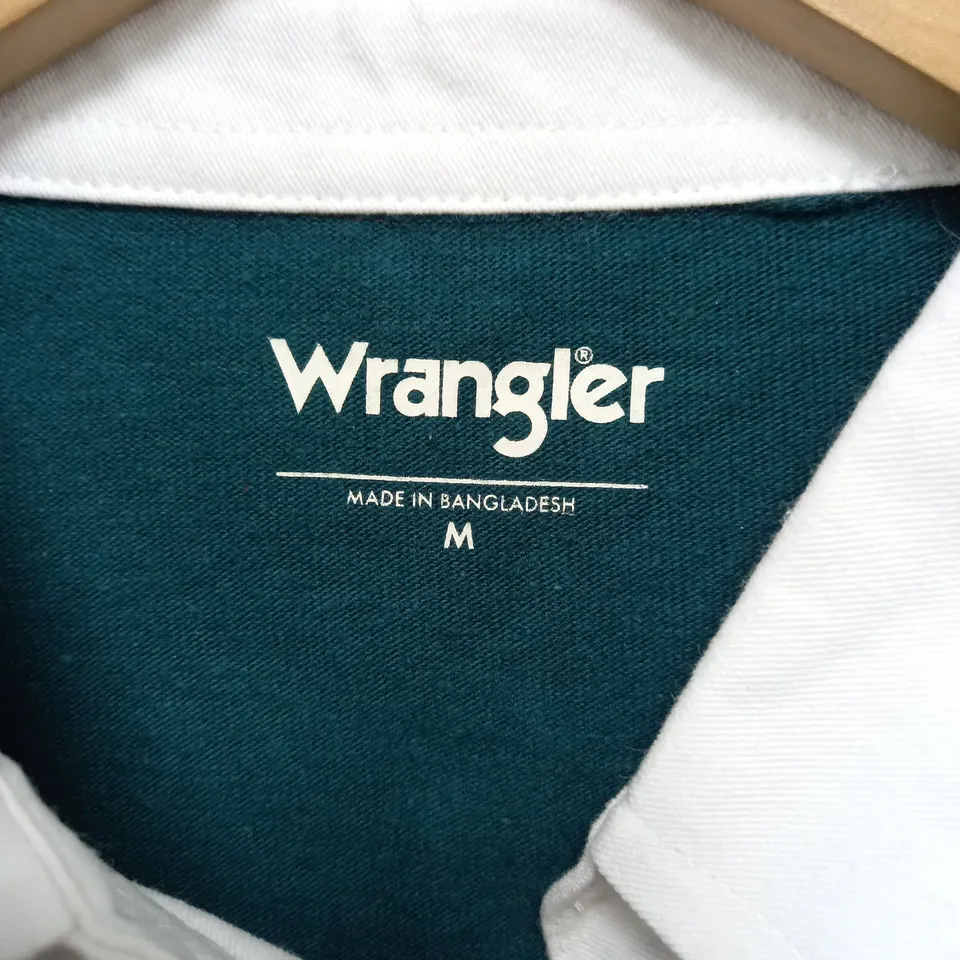 WRANGLER CASEY JONES SHIRT IN MAROON/ORANGE/GREEN - MEDIUM