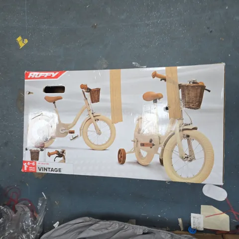 HUFFY VINTAGE 14" WHEEL BIKE - GREY MATTE - COLLECTION ONLY