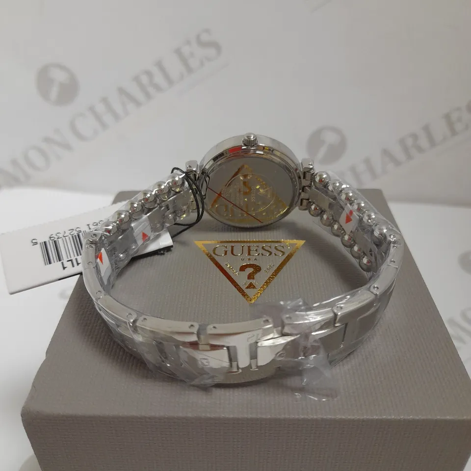 GUESS GALA SILVER TONE SILVER LADIES WATCH  RRP £149