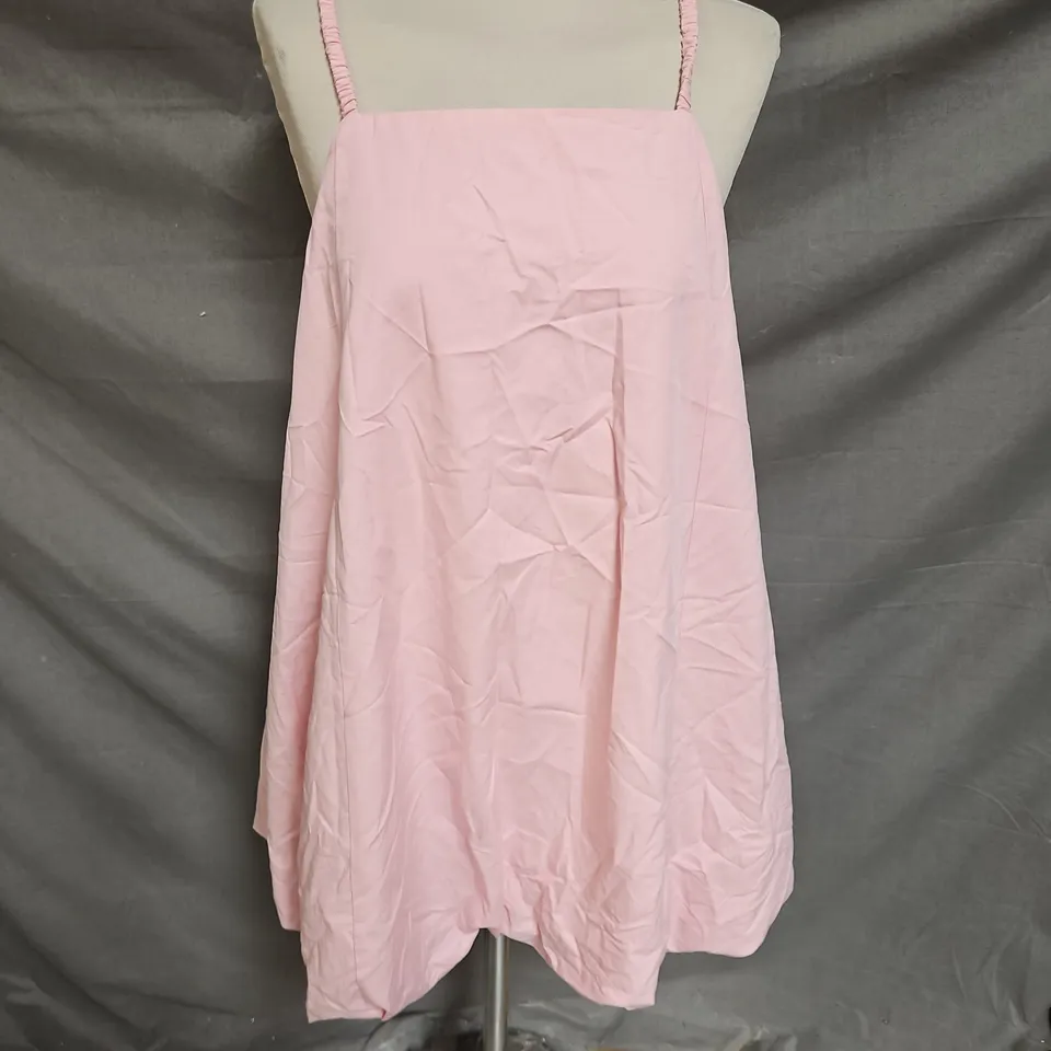 GHOSPELL DRESS IN BLUSH PINK SIZE M+