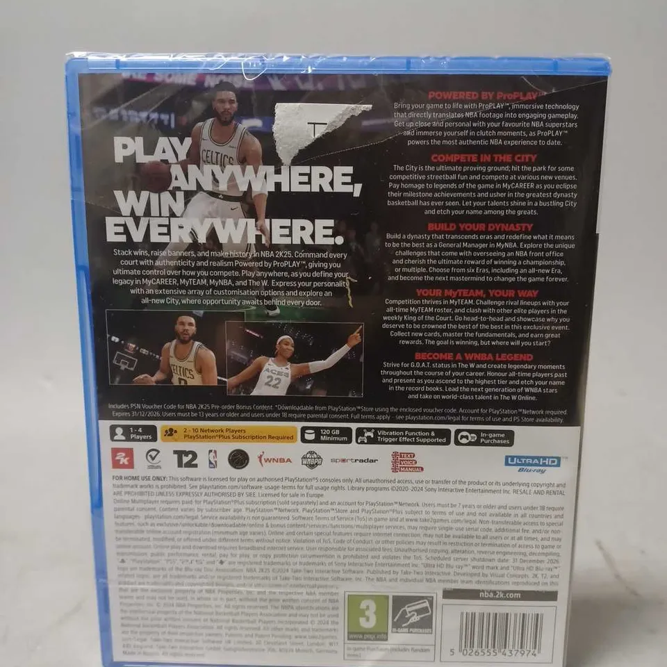 SEALED NBA 2K25 (PS5)