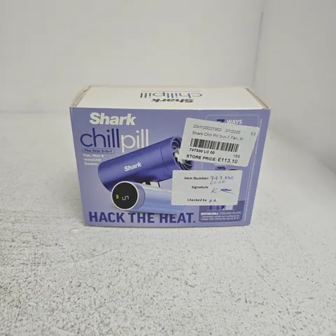 SHARK CHILL PILL 3-IN-1 FAN, MIST AND INSTACHILL COOLING