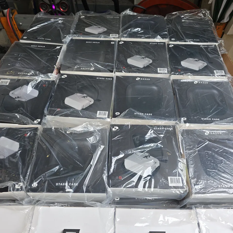 PALLET OF APPROXIMATELY 100 DAZED STASH CASES FOR OCULUS GO - COLLECTION ONLY