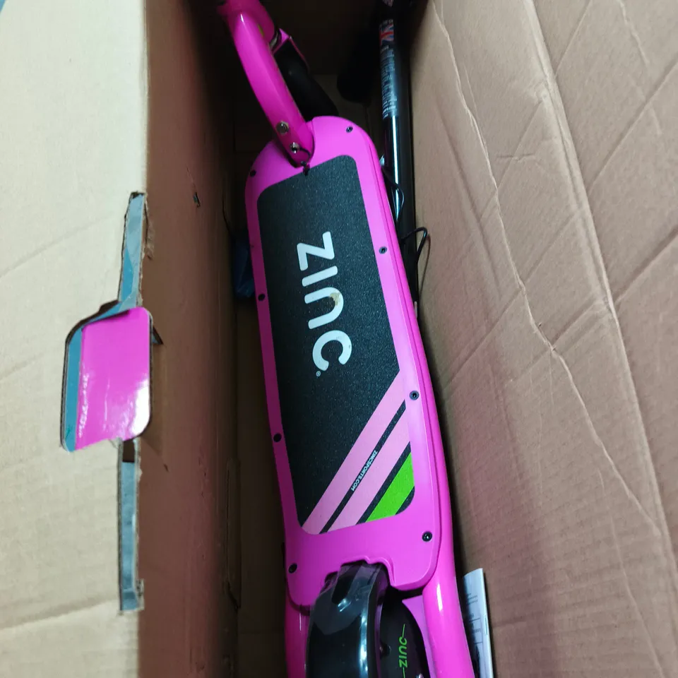 ZINC MODEL Z KIDS ELECTRIC SCOOTER PINK 
