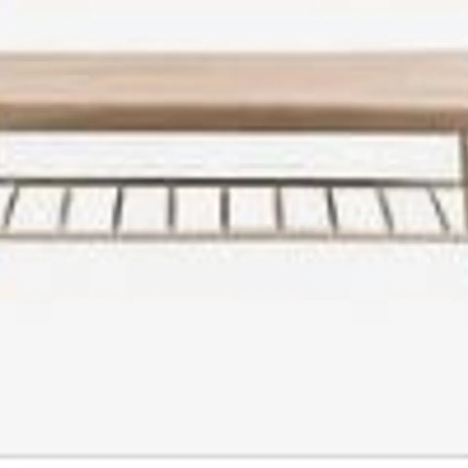 BOXED WYCOMBE NORDIC WOODEN RECTANGULAR COFFEE TABLE WITH SHELF (1 BOX)