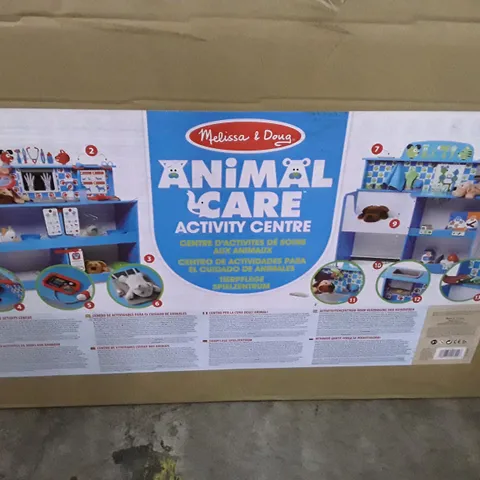 BOXED MELISSA & DOUG ANIMAL CARE ACTIVITY CENTRE
