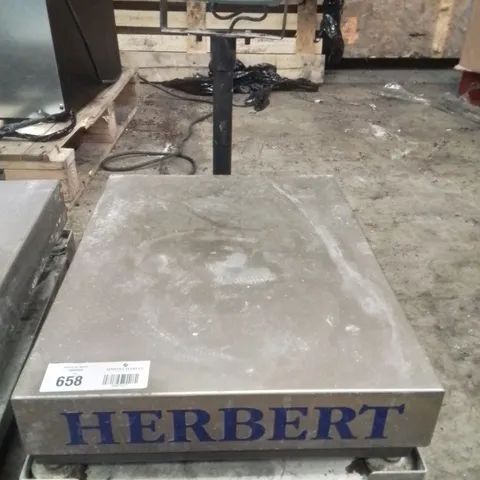 HERBERT COMMERCIAL POSTAL SCALES, PLATFORM SCALE HEAVY DUTY DIGITAL ELECTRONIC COMPUTING INDUSTRIAL WEIGHING