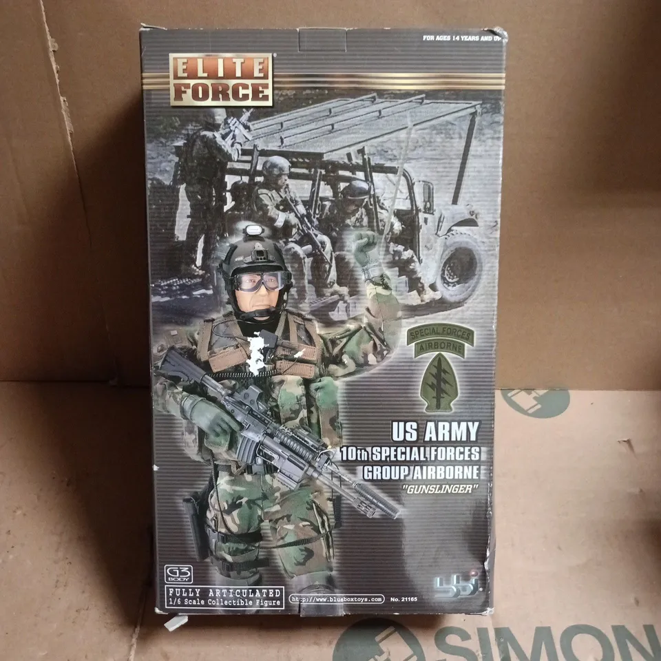 ELITE FORCE US ARMY 10TH SPECIAL FORCES GROUP AIRBORNE 'GUNSLINGER' 1/6 SCALE ACTION FIGURE