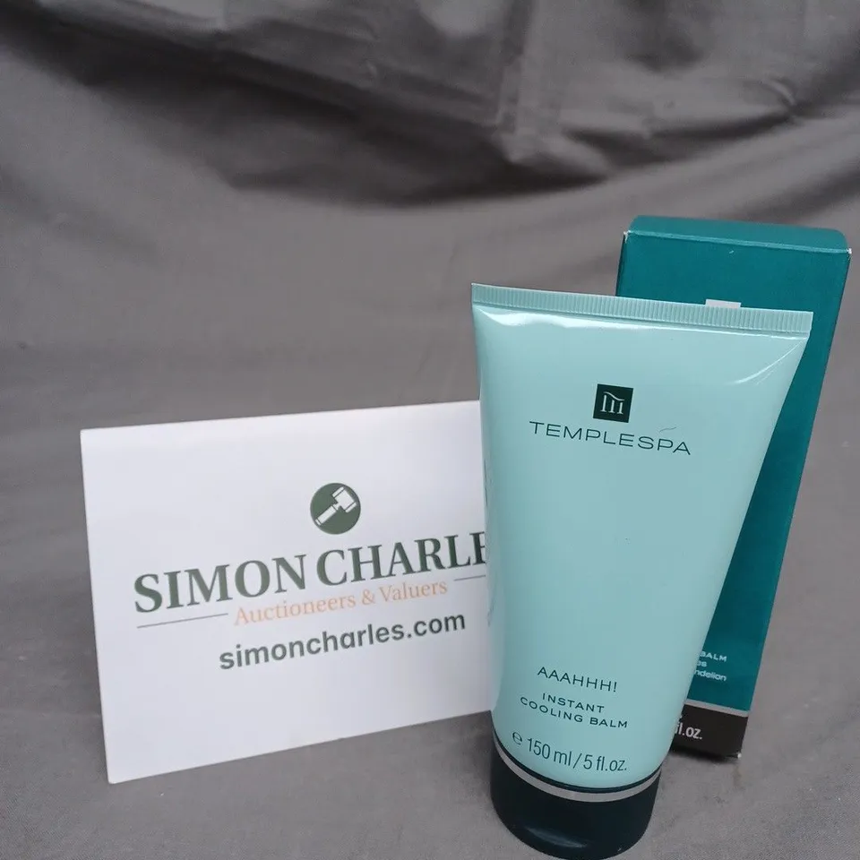 BOXED TEMPLESPA | AAAHHH! | COOLING FOOT AND LIMB GEL