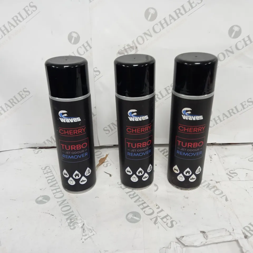 APPROXIMATELY 15 WAVES CHERRY TURBO JET ODDOUR REMOVER 500ML 