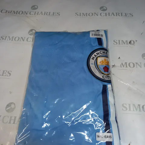 MANCHESTER CITY FC PYJAMAS SIZE 14-15 YEARS