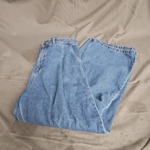 LUCY & YAK WIDE LEG JEANS IN BLUE SIZE W30/L30