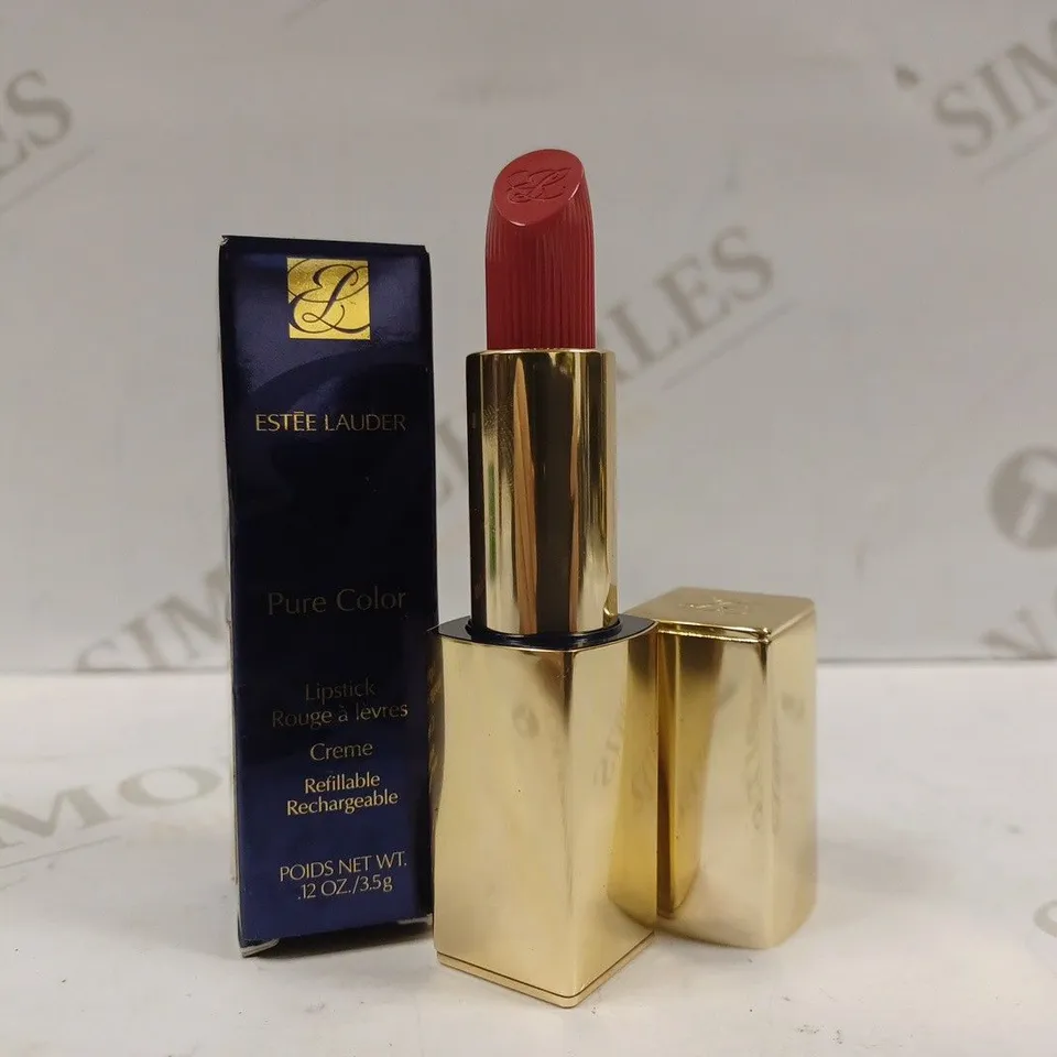 ESTEE LAUDER PURE COLOR CREME LIPSTICK #GUILTY PLEASURE 