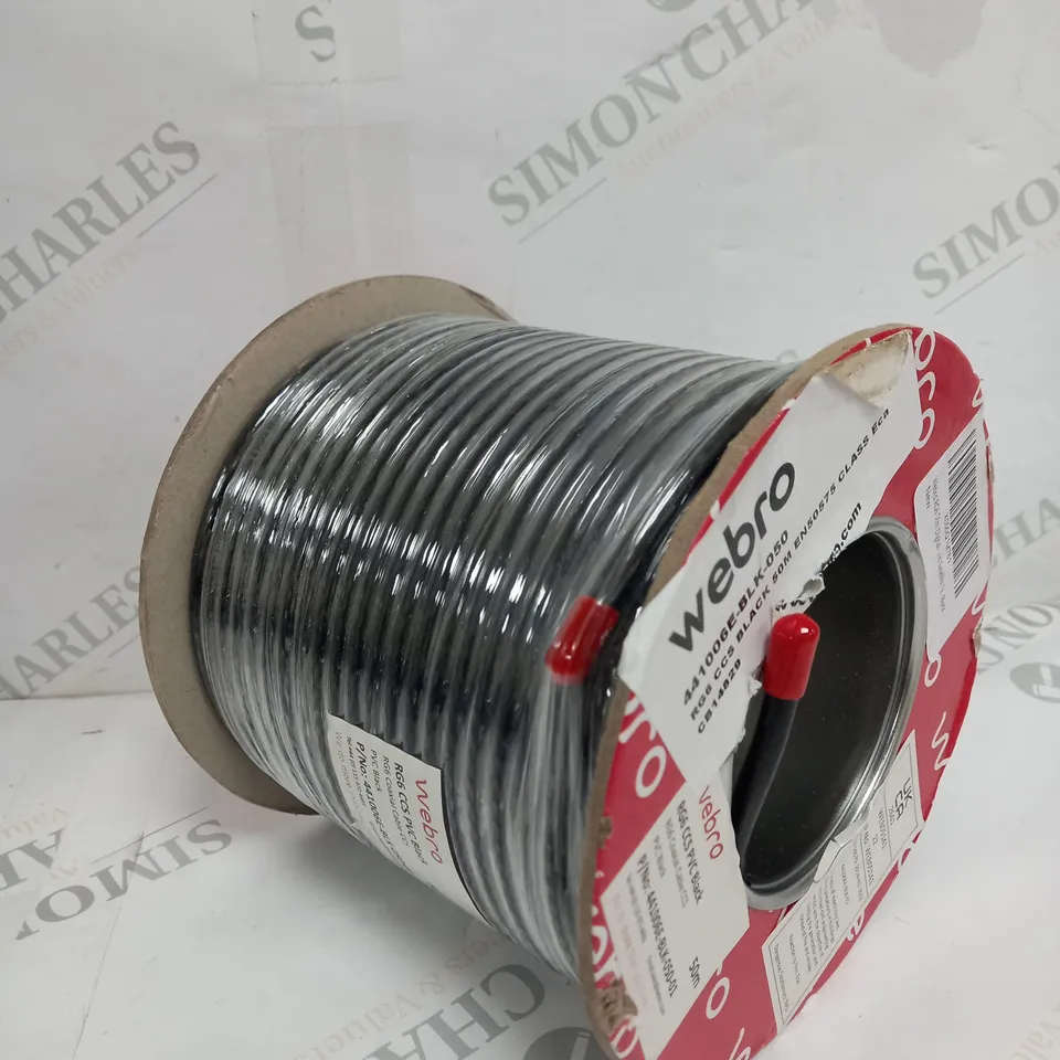 RG6 CCS PVC BLACK