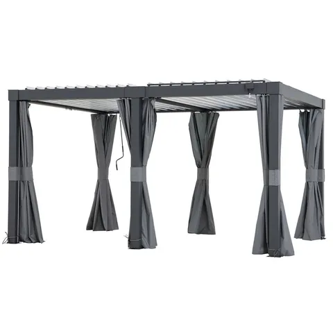 BOXED CURTAIN FOR MULTI PERGOLA MATTERHORN - 306CM × 306CM