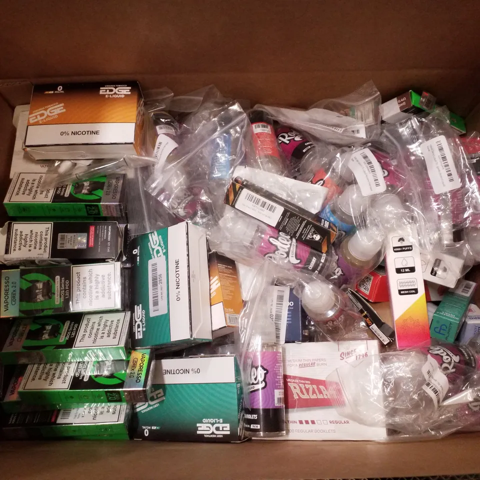 PALLET CONTAINING ASSORTED E-CIGARETTE & SMOKING PRODUCTS 