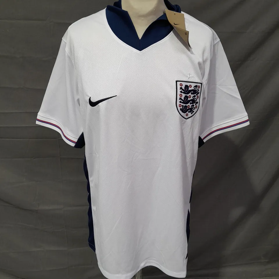 NIKE FOOTBALL ENGLAND JERSEY IN WHITE/BLUE SIZE L