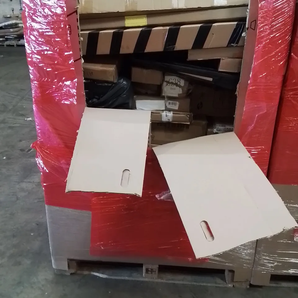 PALLET OF ASSORTED HOUSEHOLD GOODS AND PRODUCTS TO INCLUDE; BOXED HOUSEHOLD ITEMS ETC