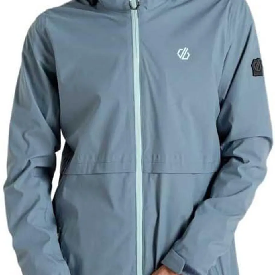BRAND NEW DARE2B WOMEN'S SWITCH UP II WATERPROOF JACKET IN ELEMENT GREY - 14