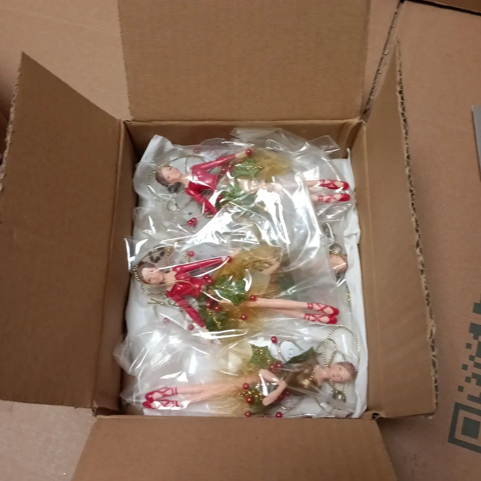 LOT OF 18 AS NEW GISELLA GRAHAM BALLERINA THEMED HANGING TREE DECORATIONS