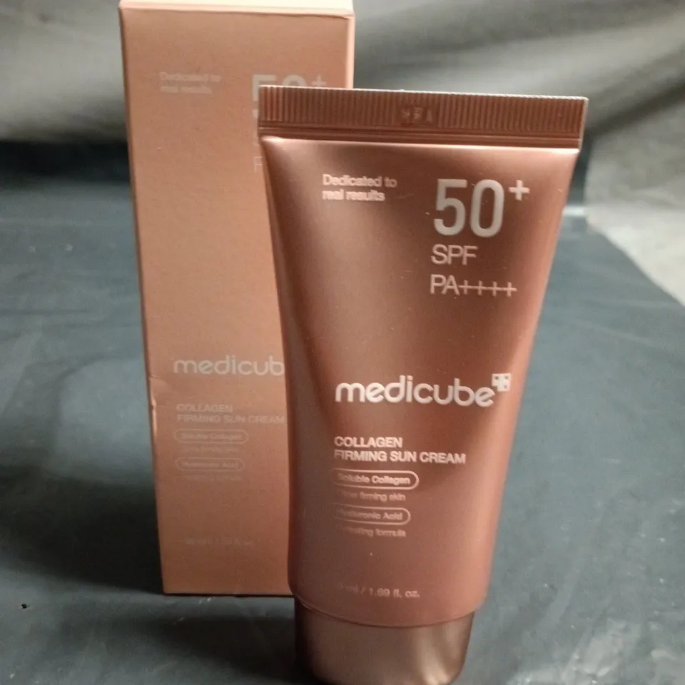 MEDICUBE COLLAGEN FIRMING SUN CREAM SPF 50+ PA++++ – BOXED 50ML