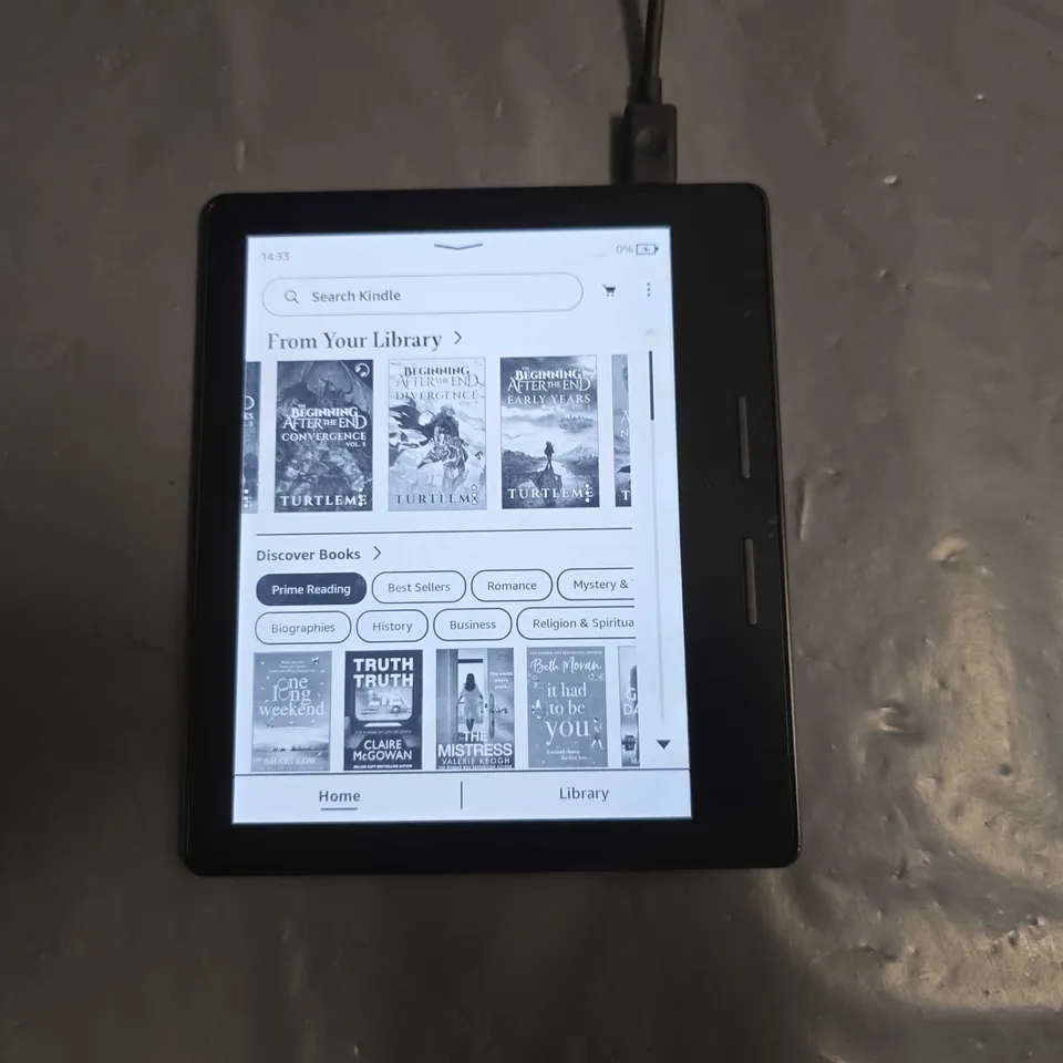 UNBOXED AMAZON E-READER