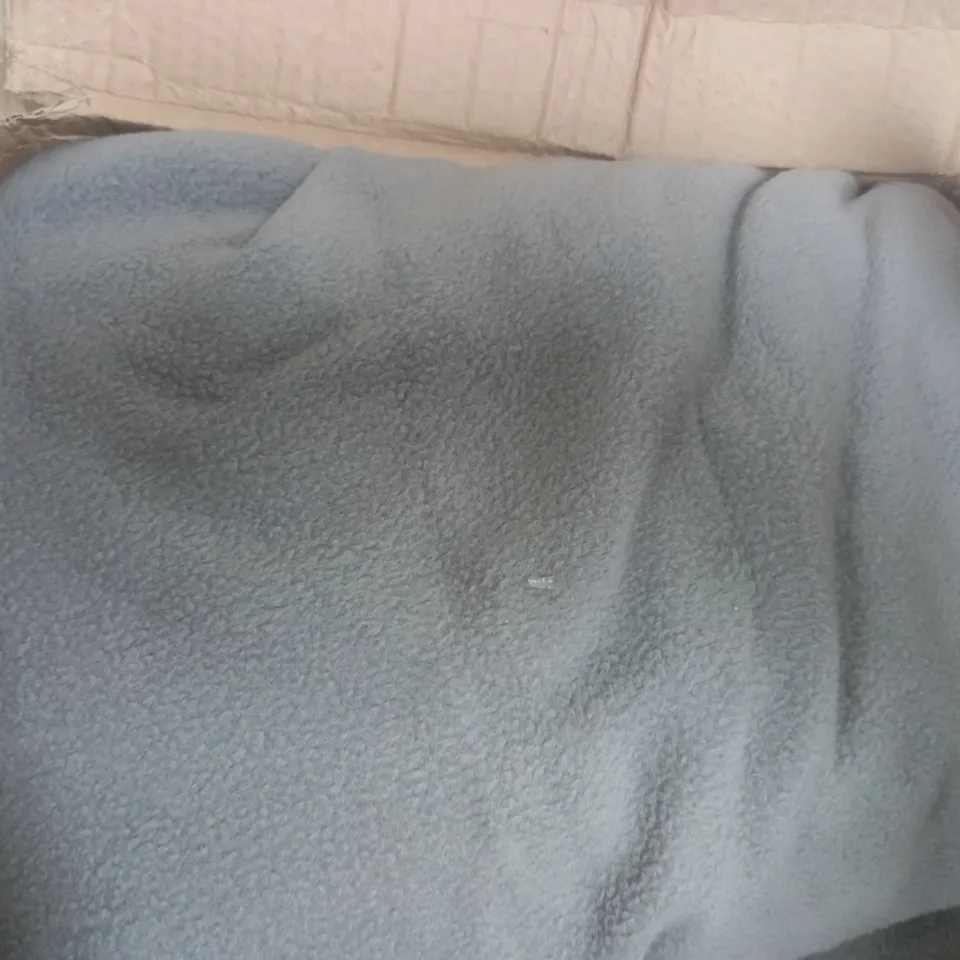 COZEE HOME FLEECE SET OF GREY FITTED SHEETS - SIZE DOUBLE