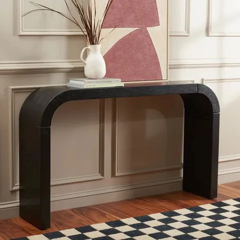 BOXED HAMUND CURVED CONSOLE TABLE