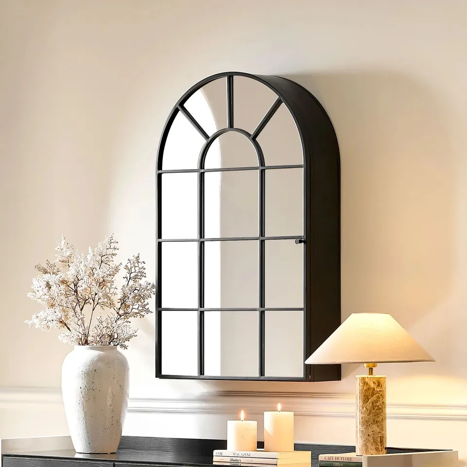 BOXED MARGOT MIRRORED WALL CABINET