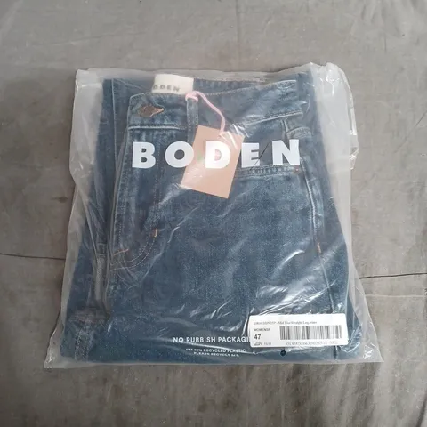 BODEN WOMEN'S MID RISE STRAIGHT LEG JEANS – DENIM, SIZE 25 PETITE
