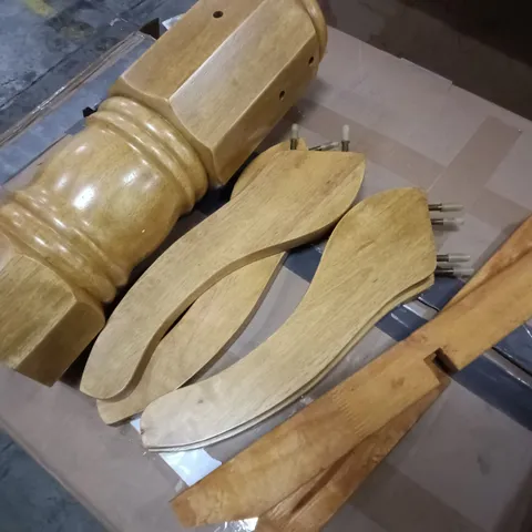 LOT OF DINING TABLE BASE PARTS