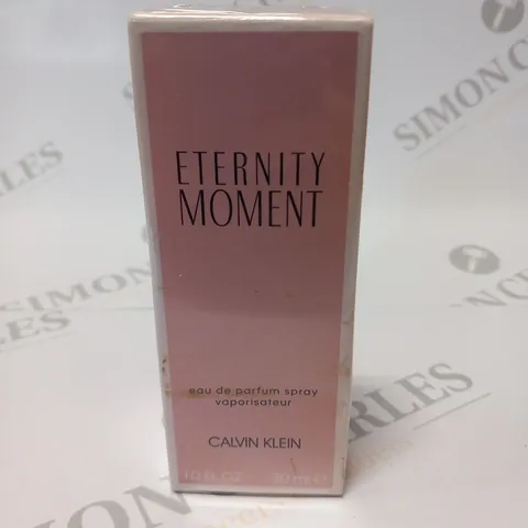 BOXED AND SEALED ETERNITY MOMENT EAU DE PARFUM CALVIN KLEIN 30ML