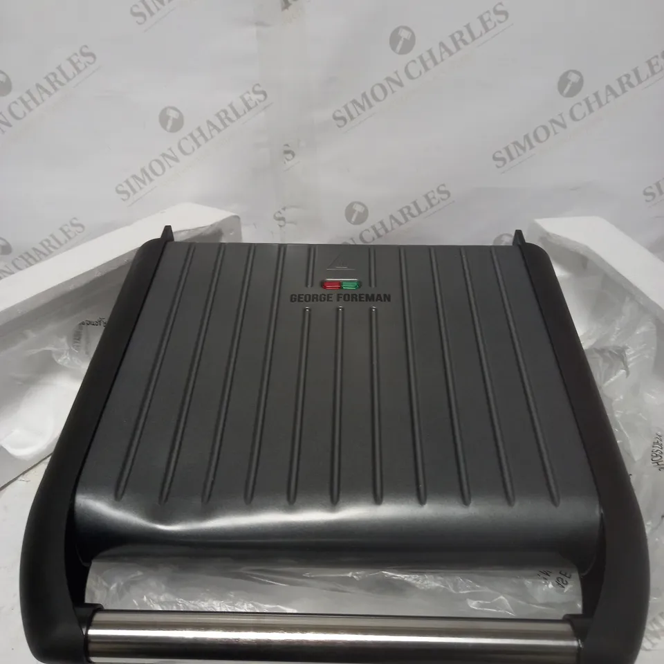 GEORGE FOREMAN LARGE GREY STEEL GRILL 25051