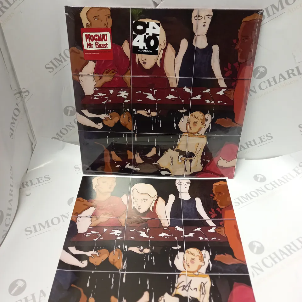 SEALED MOGWAI MR BEAST VINYL WITH SIGNED CARD