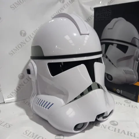 BOXED STAR WARS THE BLACK SERIES PHASE II CLONE TROOPER PREMIUM ELECTRONIC HELMET