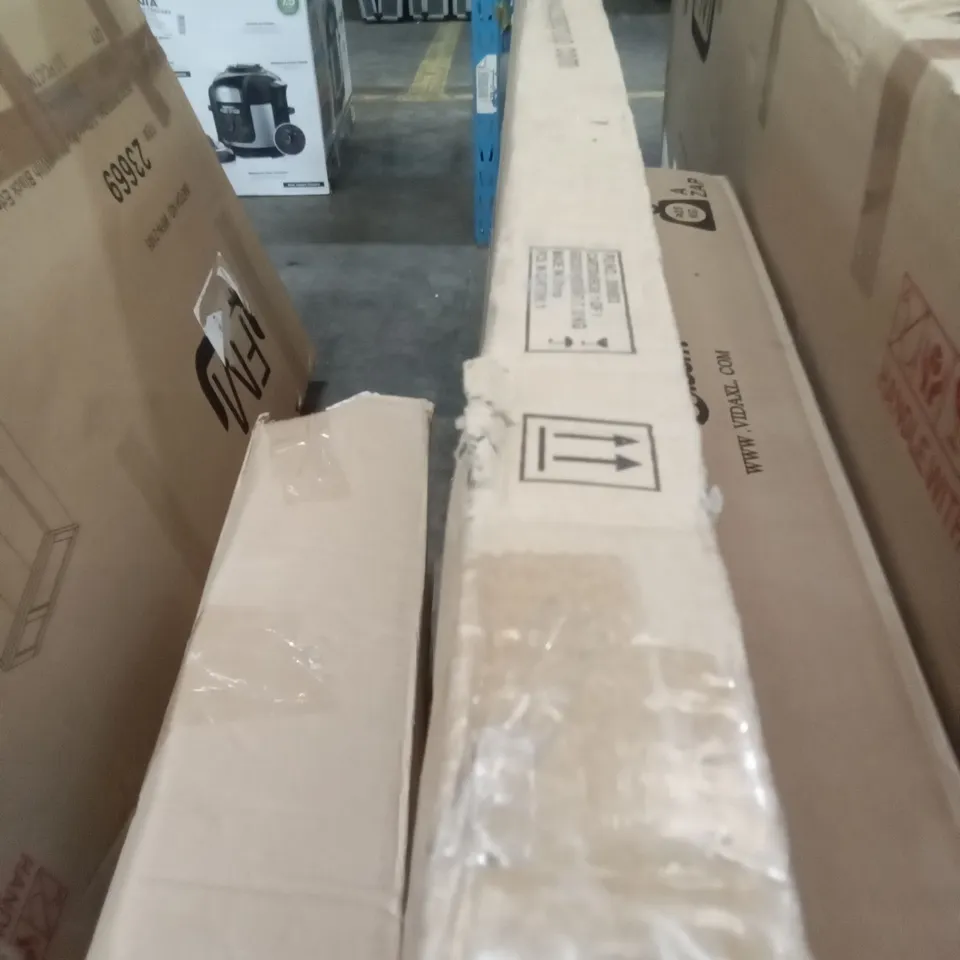 BOXED CAMBRIE 117CM WIDE CLOTHES STORAGE SYSTEM - BLACK/CHROME