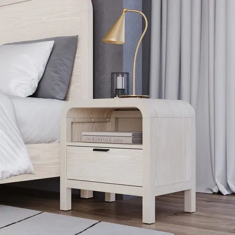 BOXED MODUS FURNITURE DRAKE 1 DRW NIGHTSTAND W/US SUGAR