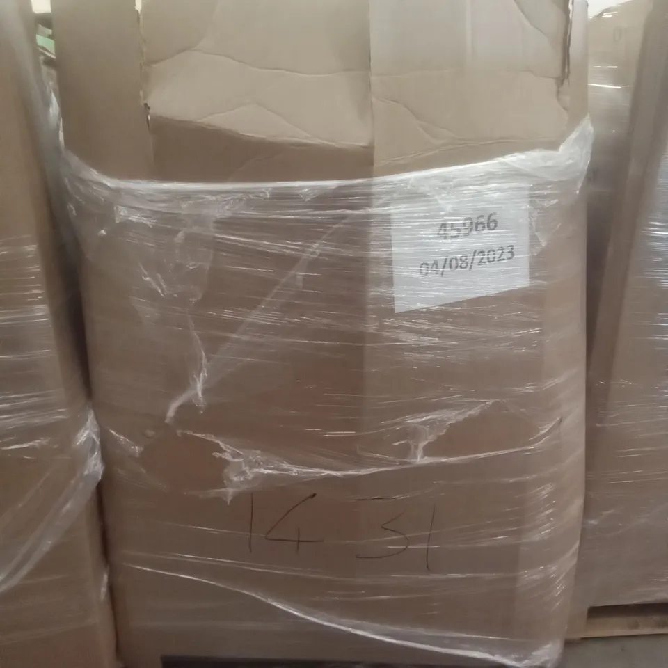 PALLET OF ASSORTED ITEMS INCLUDING AIR MULTIPLIER TOWER FAN, EONBON BREAD MAKER, PEPE TOILET RISER WITH HANDLES, UVISH RAIN SHOWER WITH SHOWER HEAD & HANDHELD SHOWER, WALL CLOCK