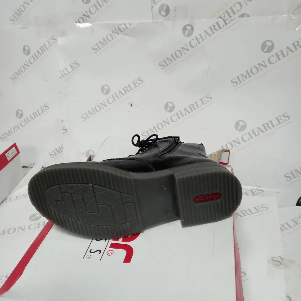 BOXED PAIR OF RIEKER BOOTS SIZE 5