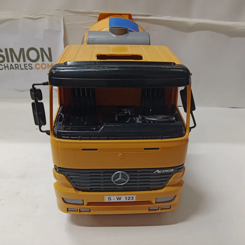 BRUDER CEMENT MIXER TRUCK – MERCEDES ACTROS REPLICA (MODEL 4143)