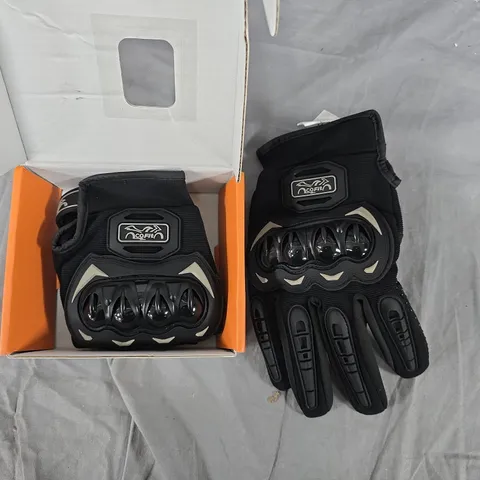 MOTORCYCLE GLOVES EN13594 – BLACK PROTECTIVE GLOVES 