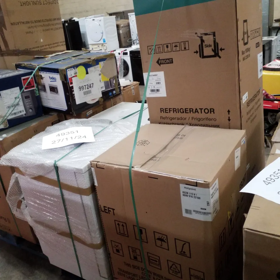 PALLET CONTAINING APPROXIMATELY 4 RAW ELECTRICAL ITEMS TO INCLUDE: